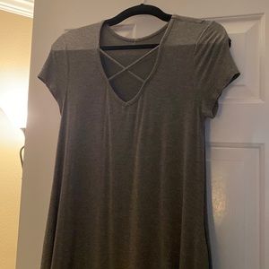 Size small, knee length, soft cotton knit dress in like new condition!